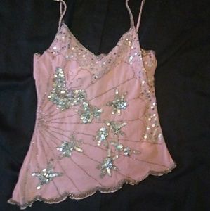 Pink Embellished Tank